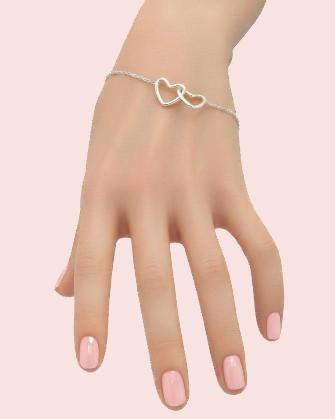 Bracciale cuori intrecciati